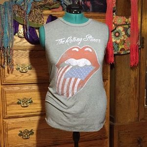 LG Rolling Stones Muscle Tshirt
